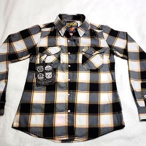Dixxon Flannel LOUD Small Women's Long Sleeve